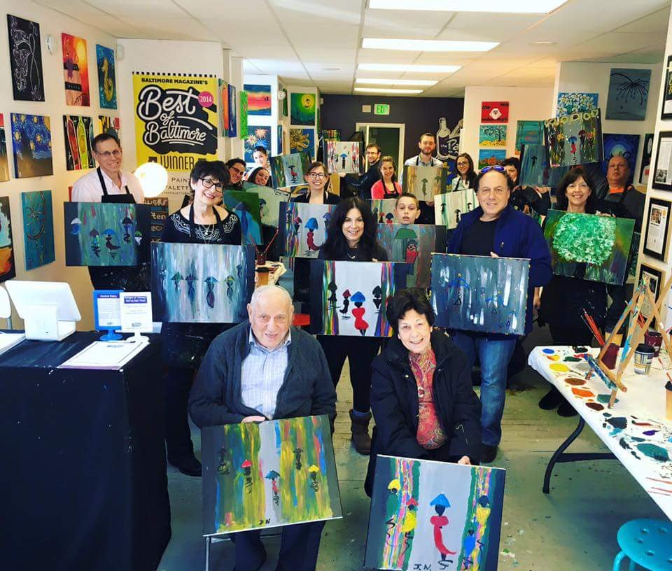 Family Paint and Pour